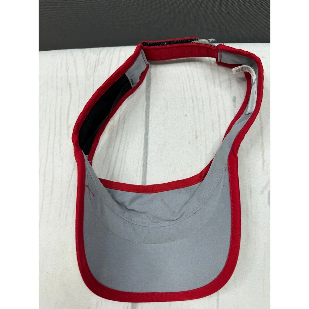 Nike Visor Unisex Red Adjustable Swoosh‎ Logo OSFA